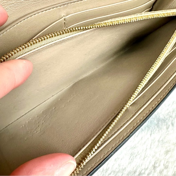 Celine Blue Leather Long Wallet - Picture 13 of 16